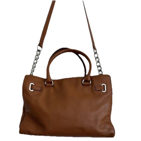 Michael Kors Hamilton Brown Large Pebbled Leather - Picture 4 of 7